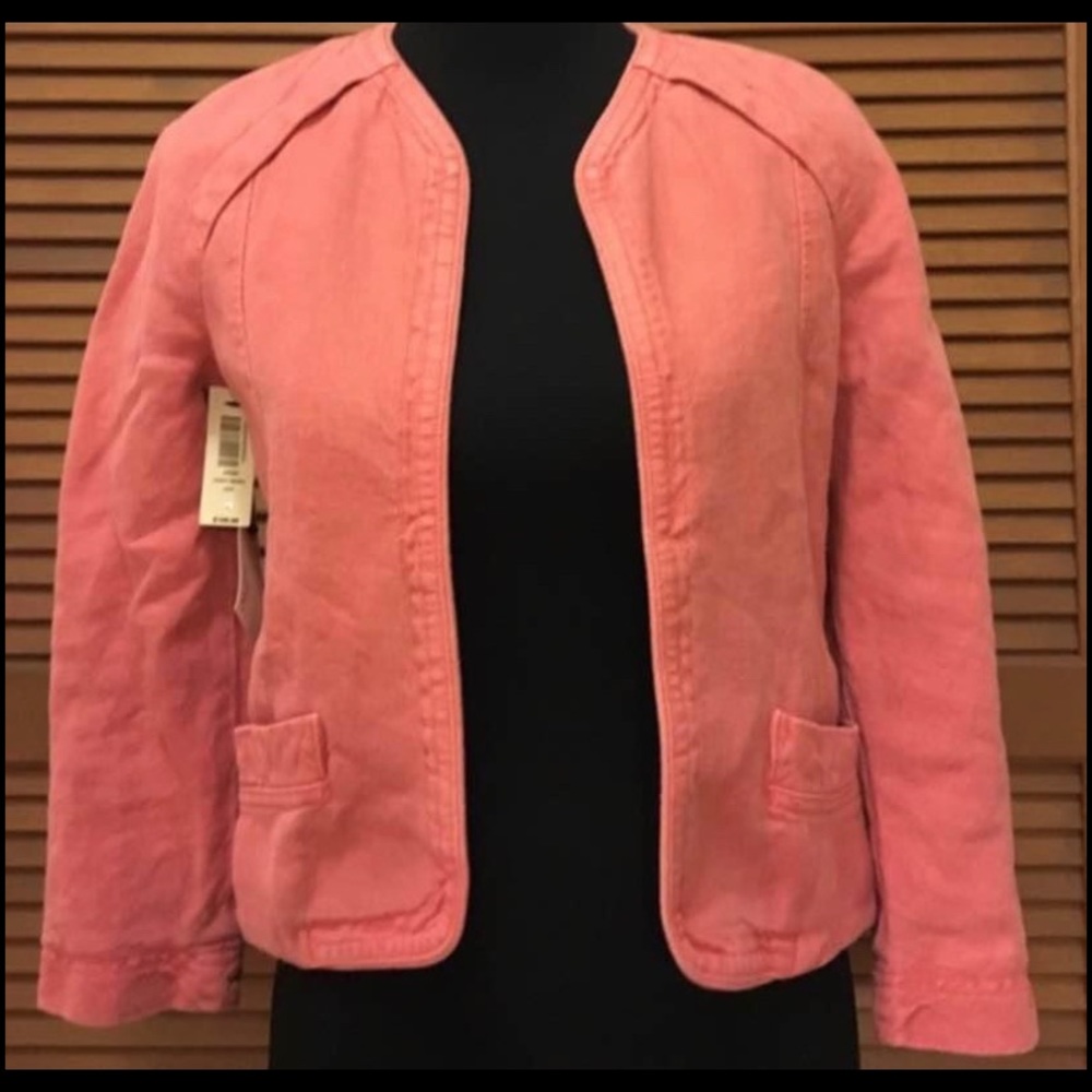 Aritzia Pink Cotton Jacket